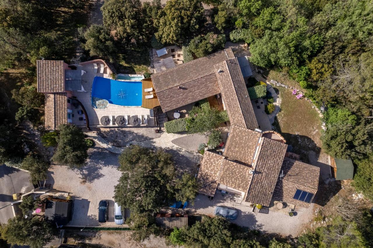 La Rose Des Vents & Spa - Gite Provence Neoules Экстерьер фото
